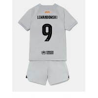 Barcelona Robert Lewandowski #9 Tredje sæt Børn 2022-23 Kortærmet (+ Korte bukser)
